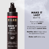 Make It Last Matte - Matte Finish Charcoal Setting Spray Jumbo Size