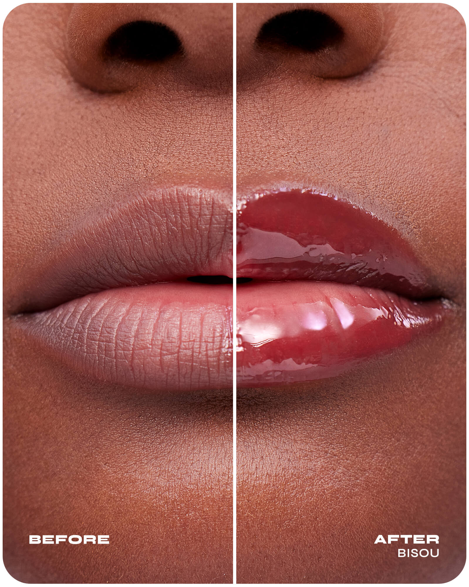 KIF Glossy Plumping Balm Before After 