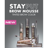 Demonstration video for: Stay Put Tinted Brow Mousse